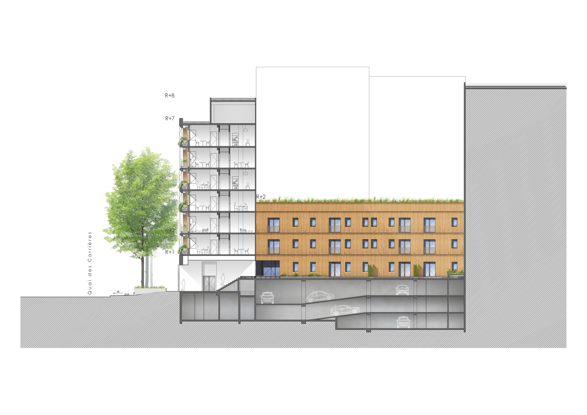 预制办公建筑变 90 公寓——人性化居住环境的创新设计-36