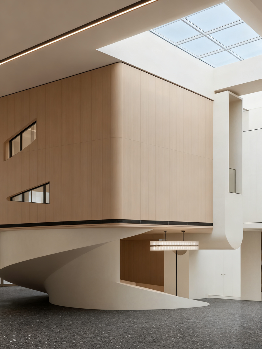 现代极简风格的建筑空间设计适合哪些场所?-24