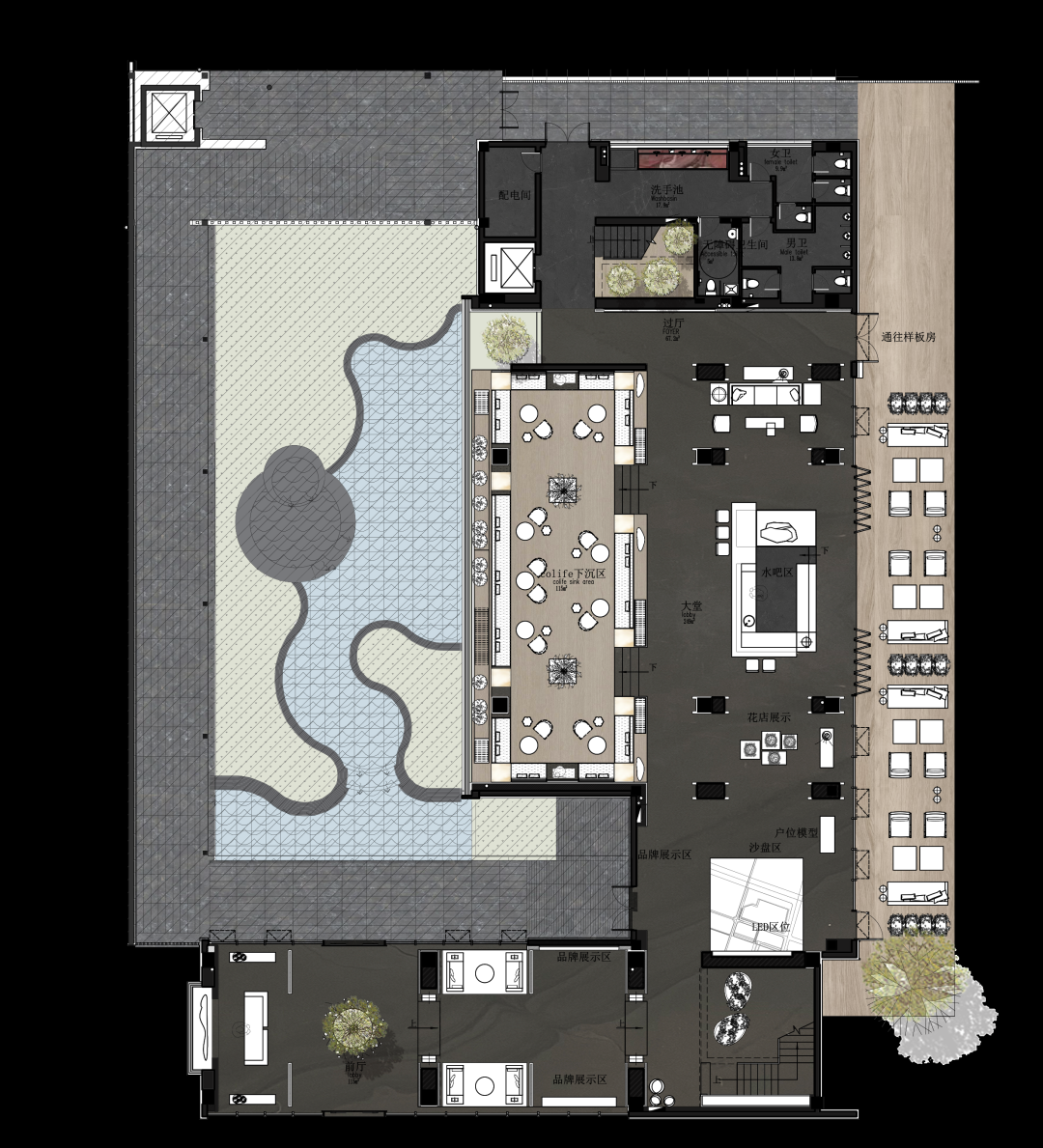 合肥萬科觀山隱秀社區體驗中心丨中国合肥丨矩陣上海設計中心-44