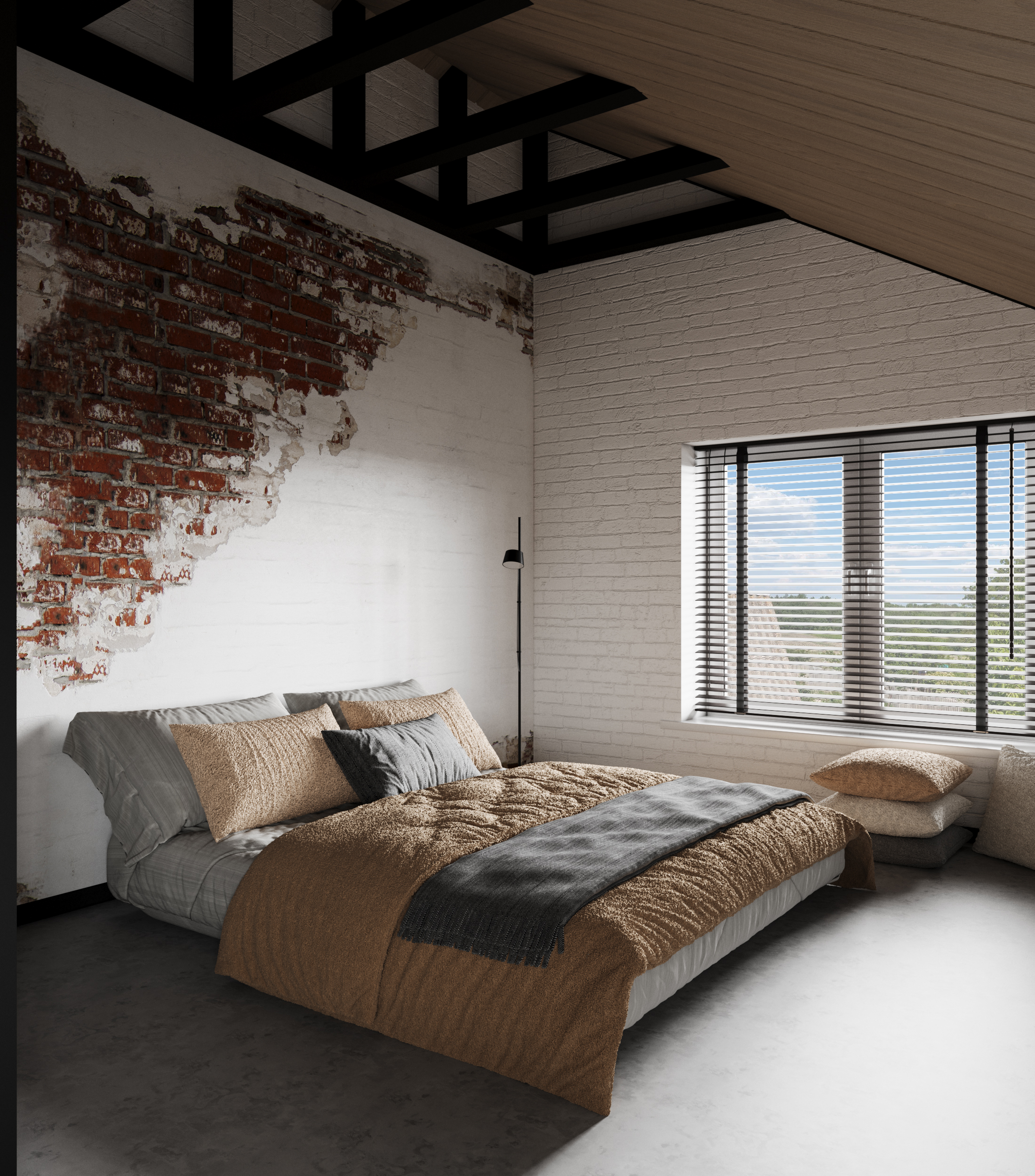 开放计划 loft 风格设计项目-7