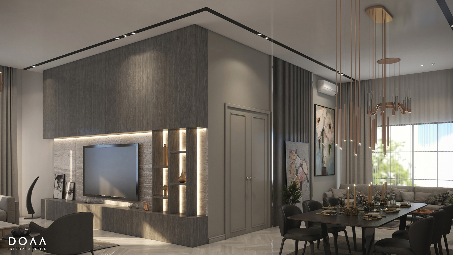 舒适与豪华别墅内部丨Doaa Interior-6