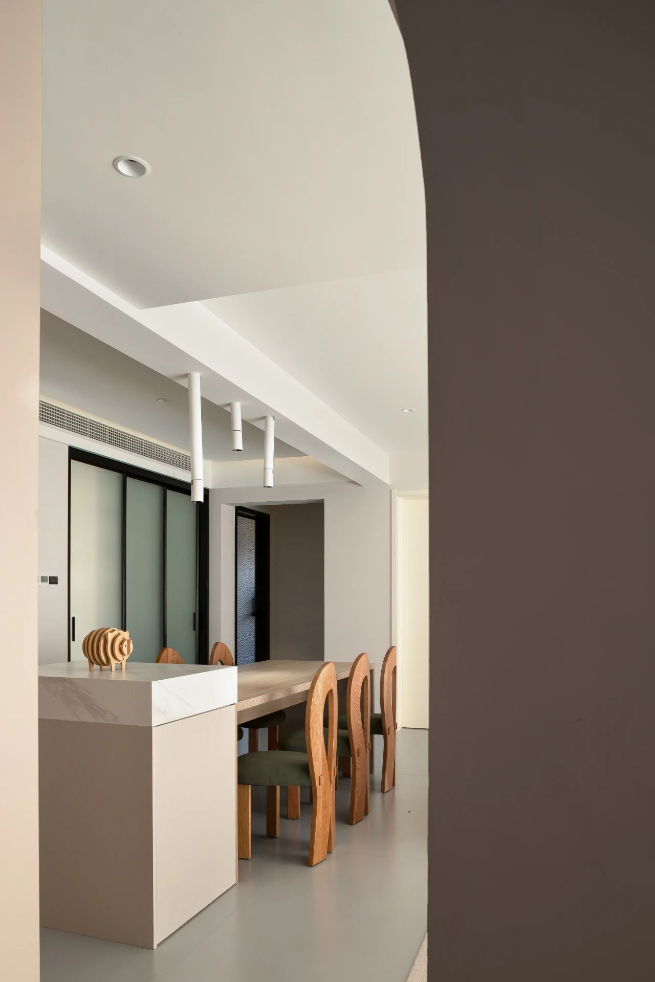 120㎡现代奶油风家居设计-13