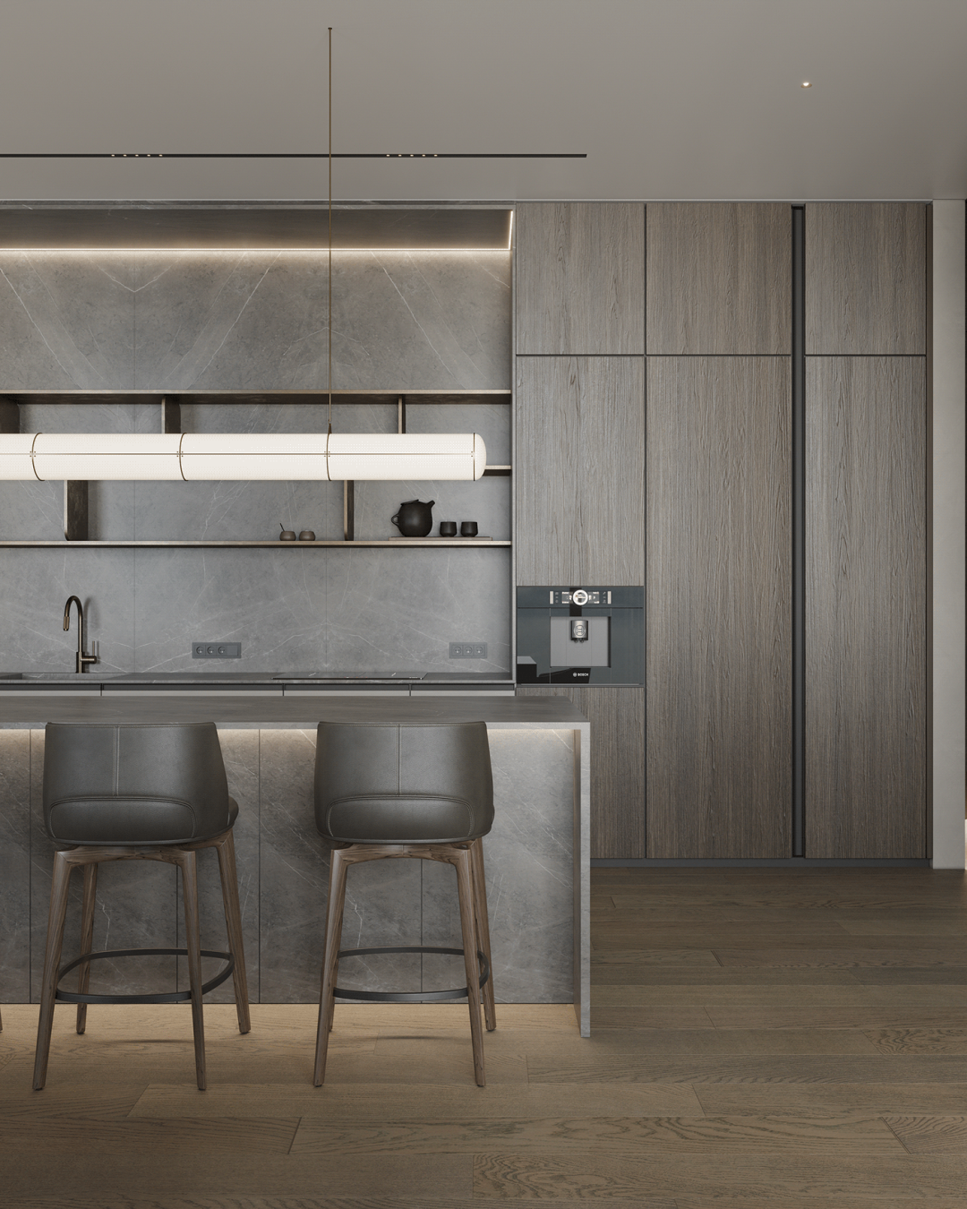 低调奢华的顶层公寓设计丨Diana Stoieva-6