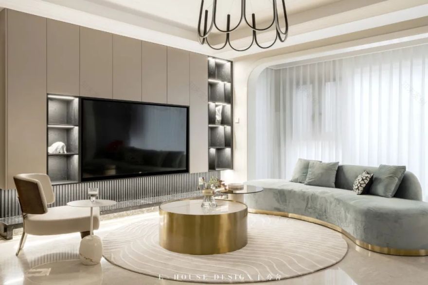 屿光 · 现代轻奢家居空间设计丨中国成都丨陈颖-31