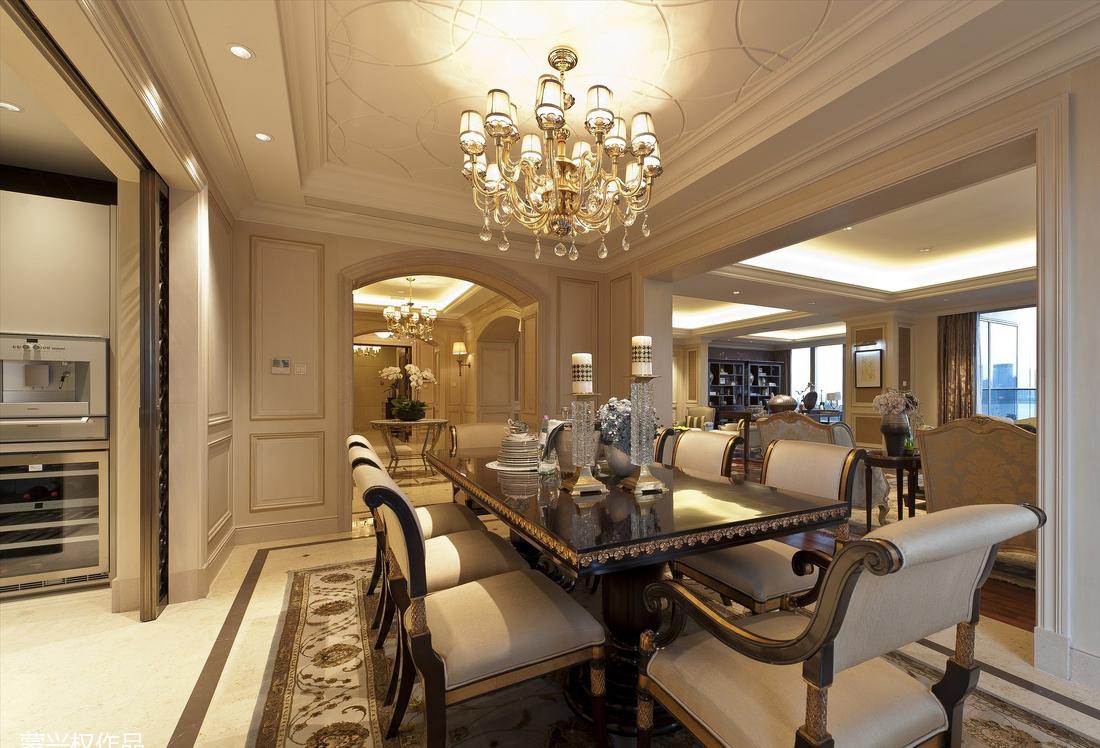 蒙兴权丨别墅丨【杭州】绿城蓝色钱江 江景大宅法式风-9