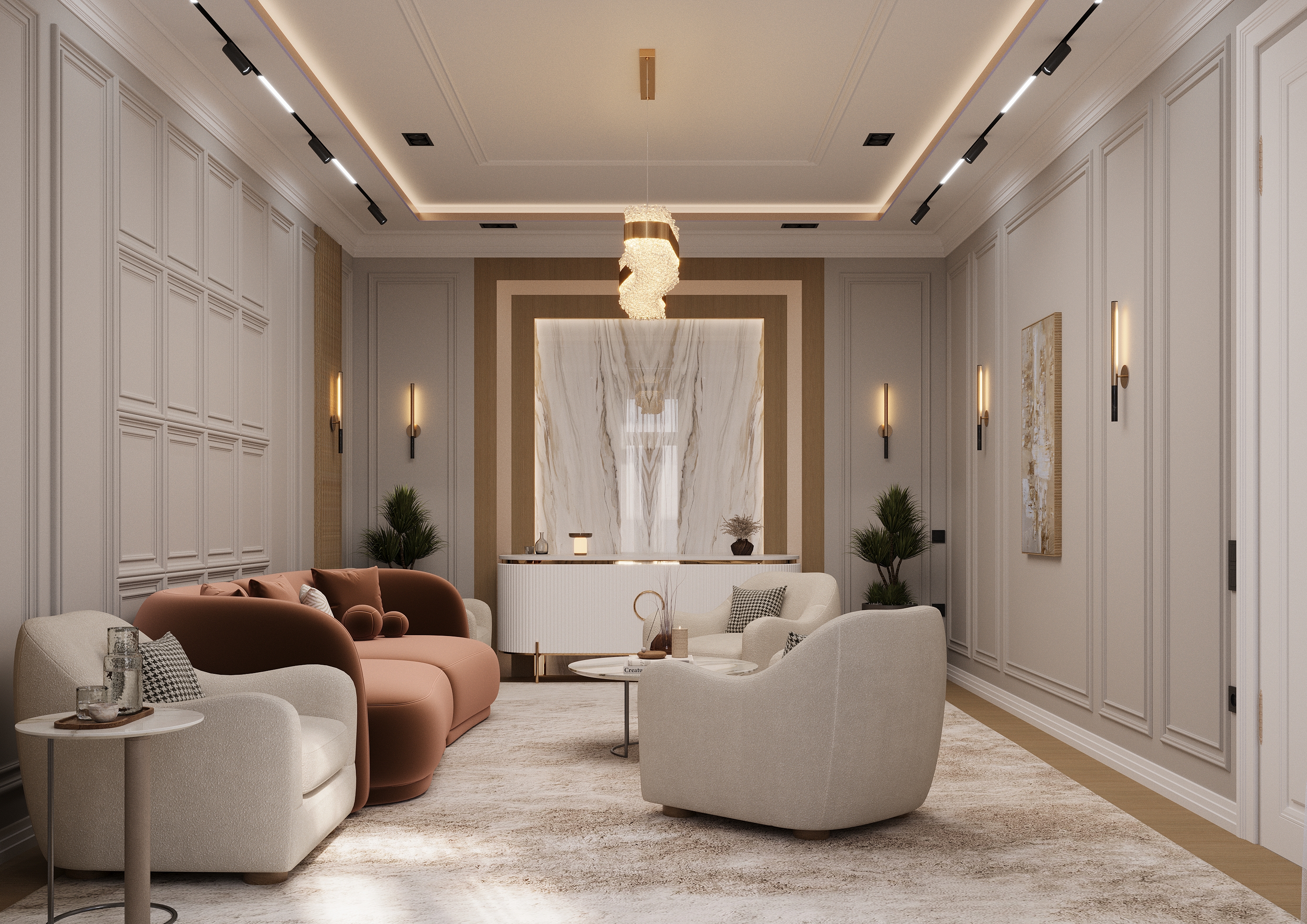 Dining room neoclassical design-2