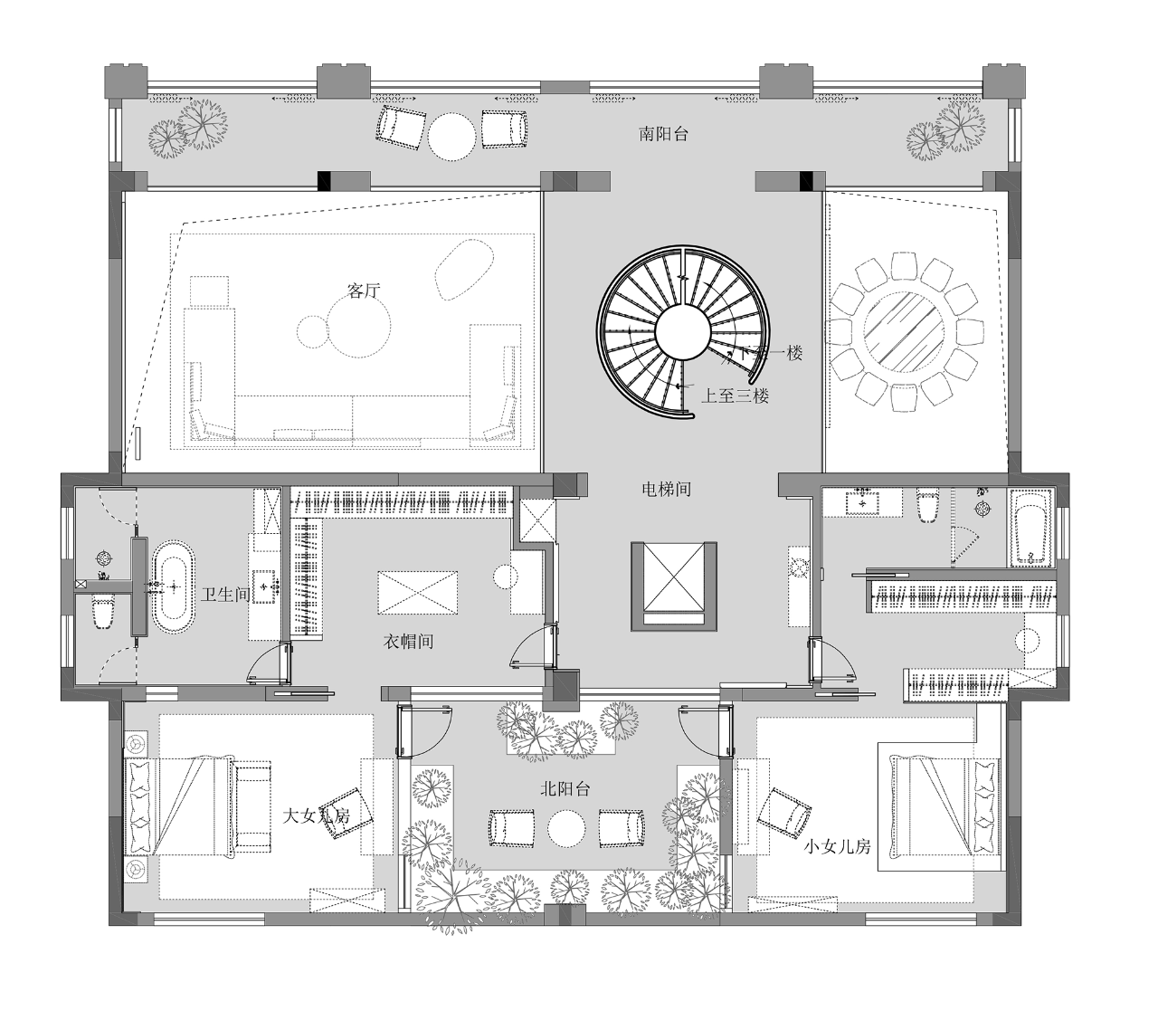 安生设计 吴振宝新作｜1500㎡ 现代别墅，游园如心-79