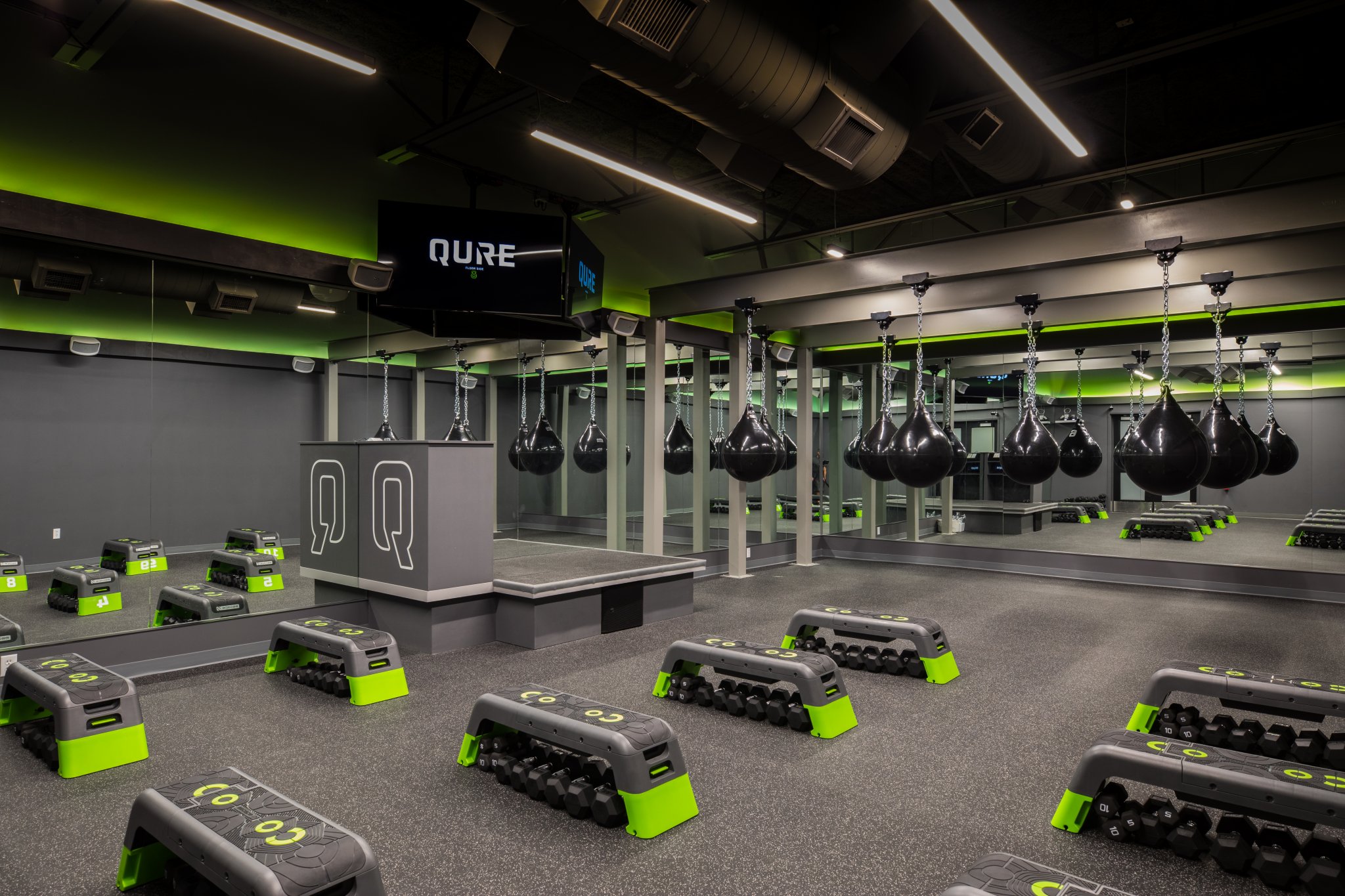 Vacant Retail Space is Repurposed for Innovative Boutique Fitness Studio-10