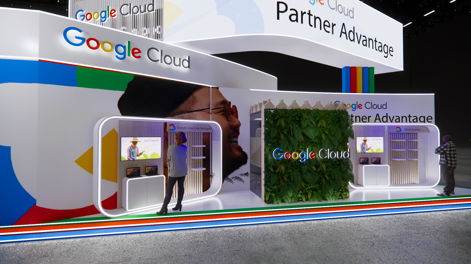 Google exhibition stand , event design-8