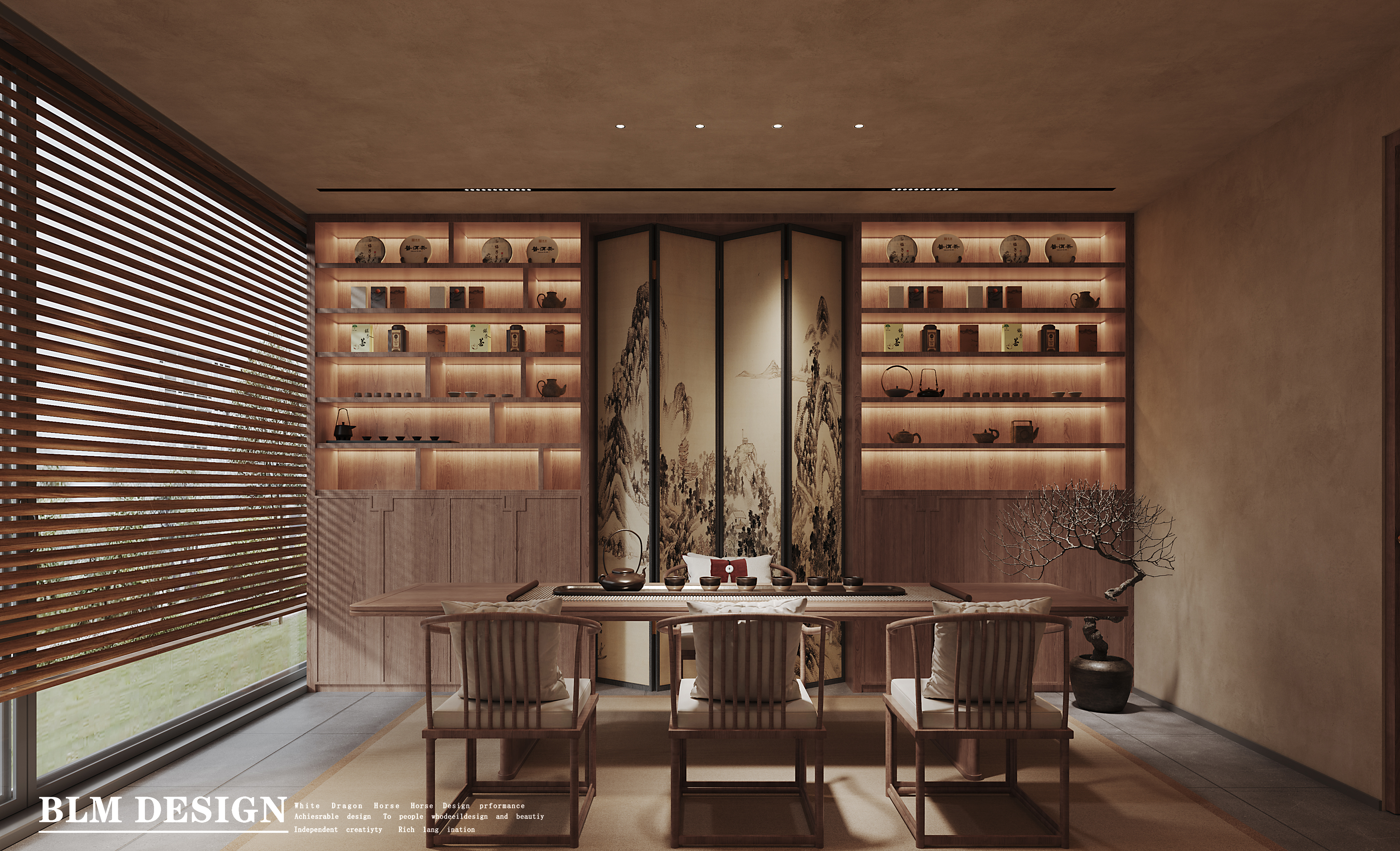 茶室---白龙马效果图-9