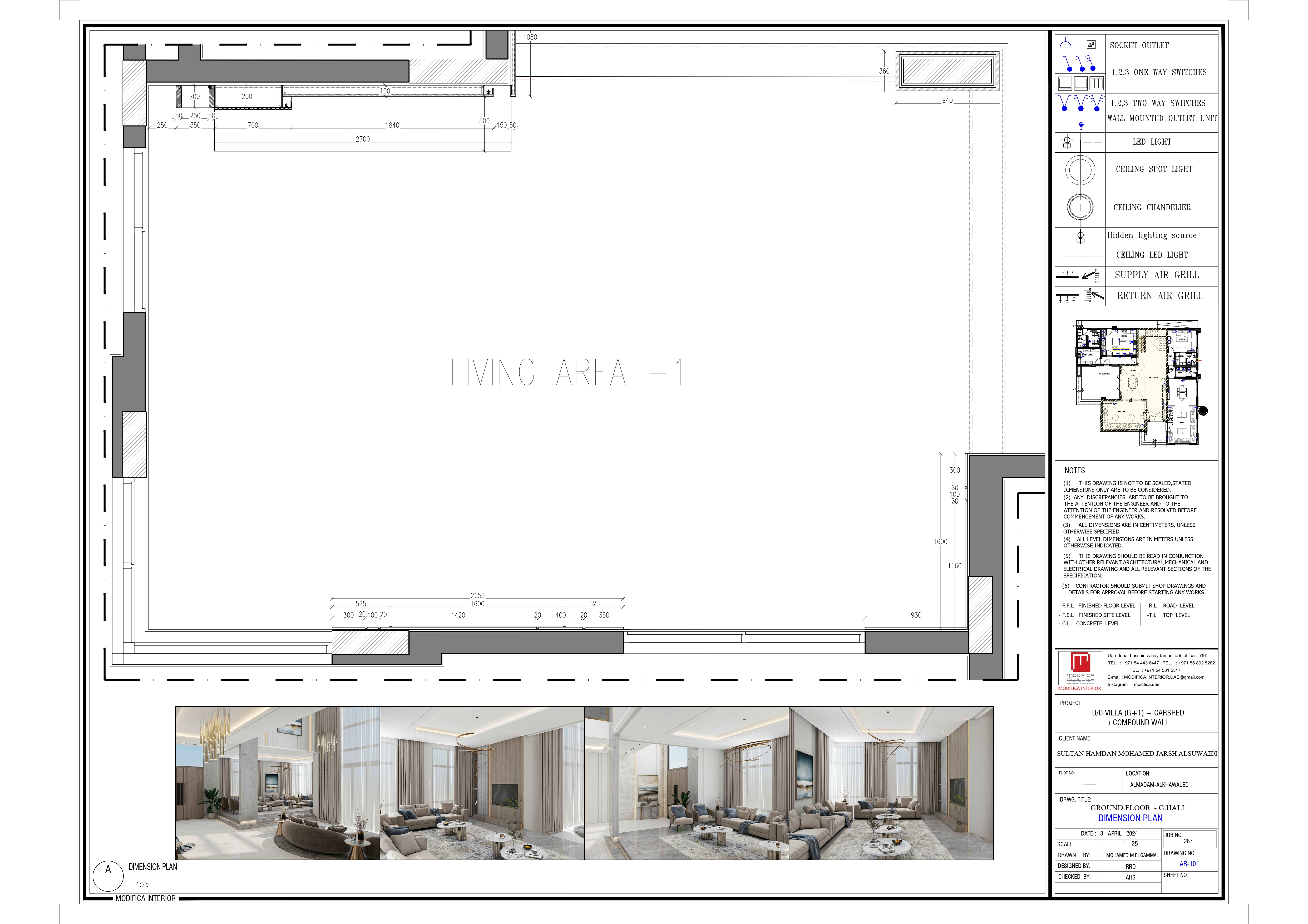 地面大厅商店图纸丨阿联酋丨MOHAMED M ELGAMMAL-7