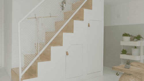 76㎡小户型变三层复式，丹子主妇的室内设计奇迹-80