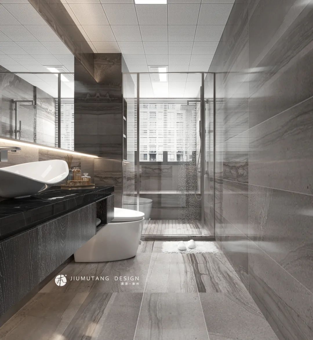 潮州海博熙泰四期现代简约家居设计丨中国潮州丨潮州市玖木堂装饰设计有限公司-35