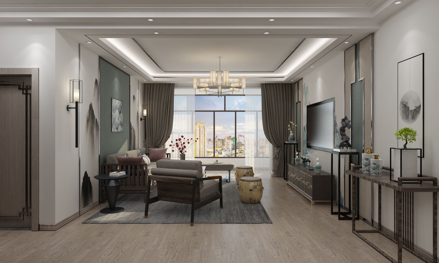 集宁警苑新中式风 | 传统与现代的完美融合-1