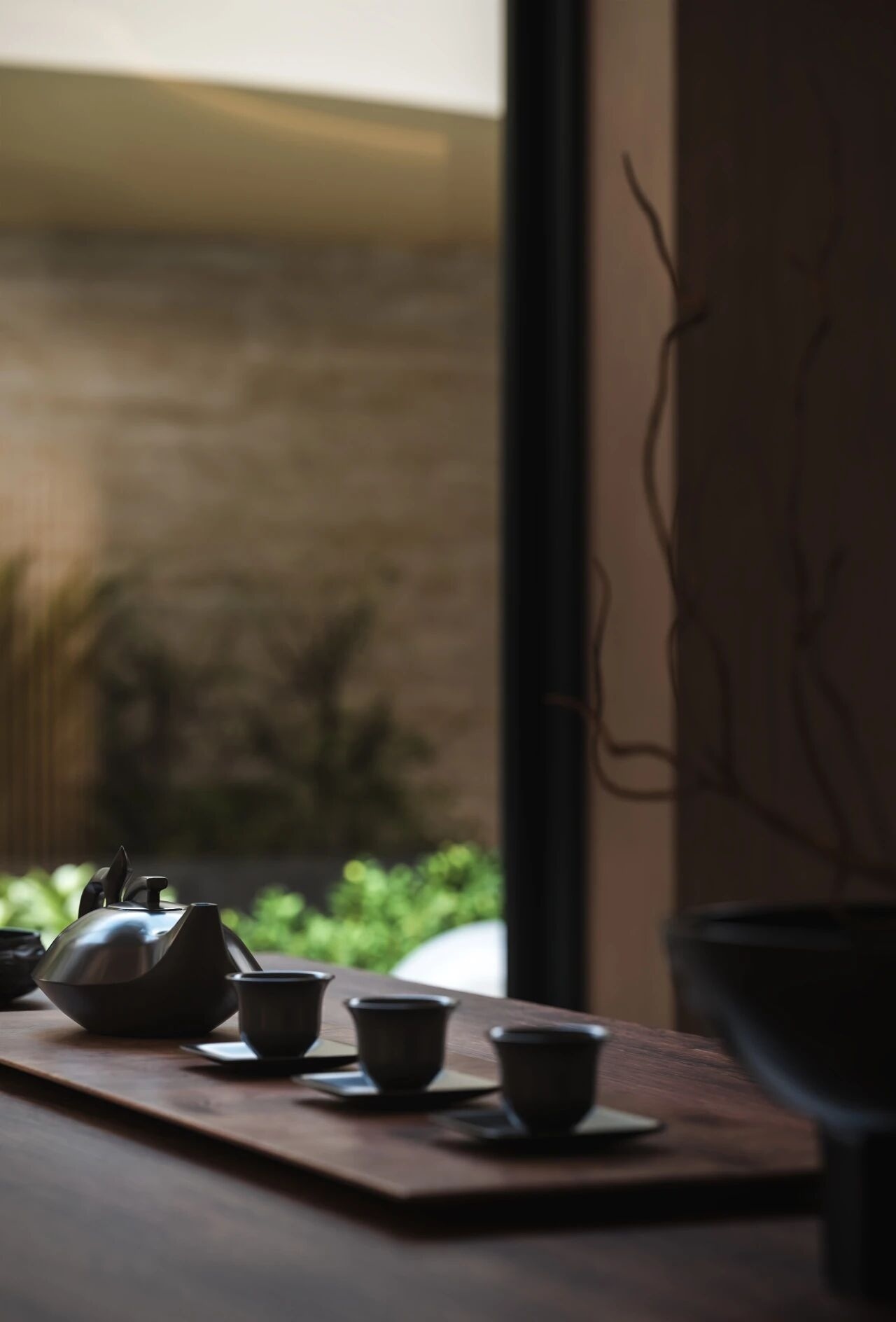 重庆紫檀庄园1300m²曲境别墅丨中国重庆丨美及空间设计-15