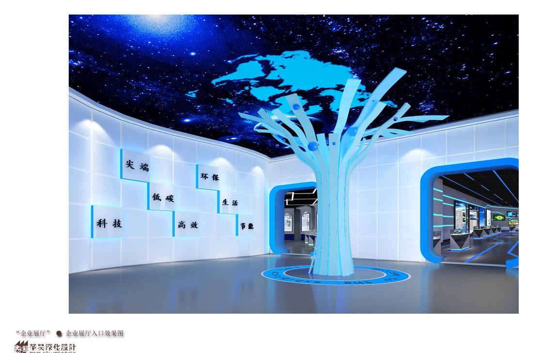 
【展厅空间】经开区企业产业展厅效果图篇 -1