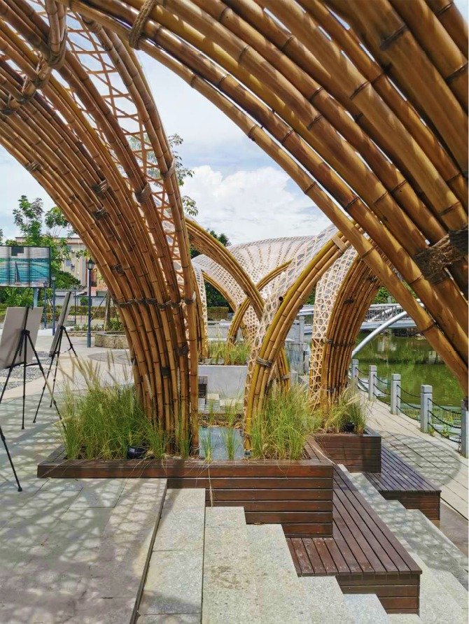 Huanglong Waterfront Bamboo Pavilion 2.0 | 融合古典与现代的竹艺建筑-30