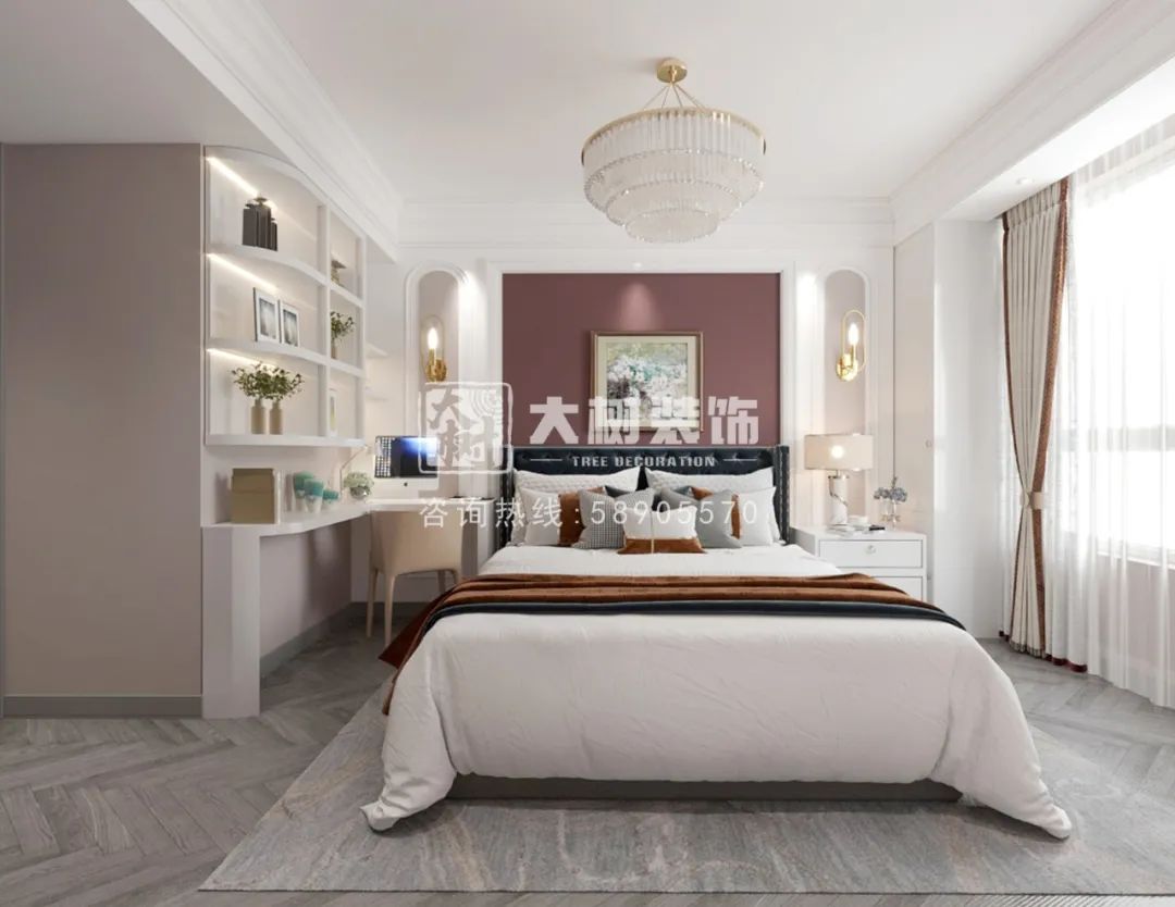 哈尔滨钻石湾 111㎡美式风格装修,温馨舒适打造浪漫家居-28