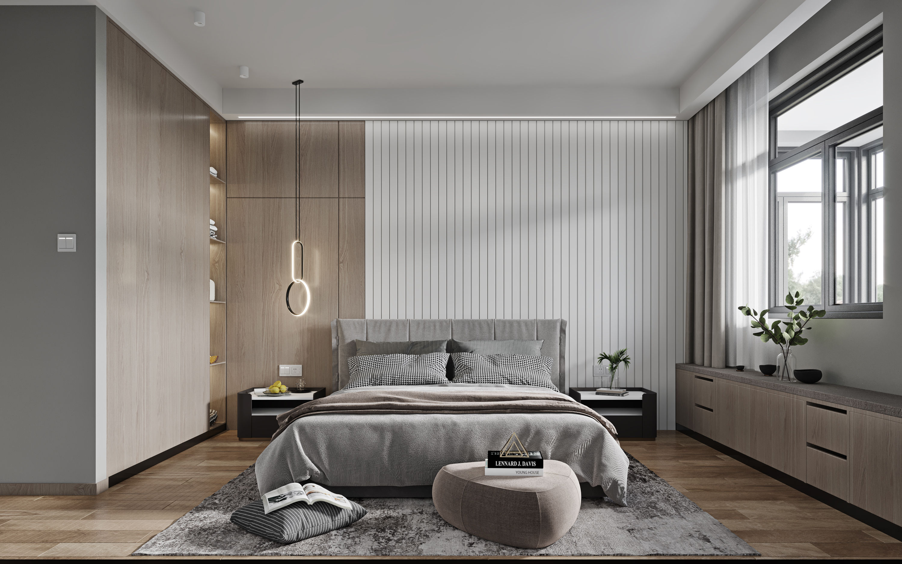 现代北欧风“陈陈家”设计 | 舒适宜居的艺术空间-5