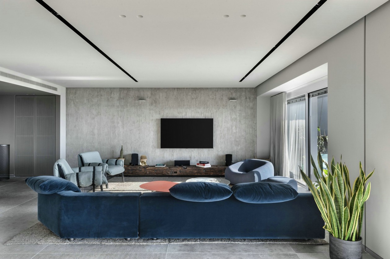 高级灰遇上蓝色系，演绎别致优雅美-1