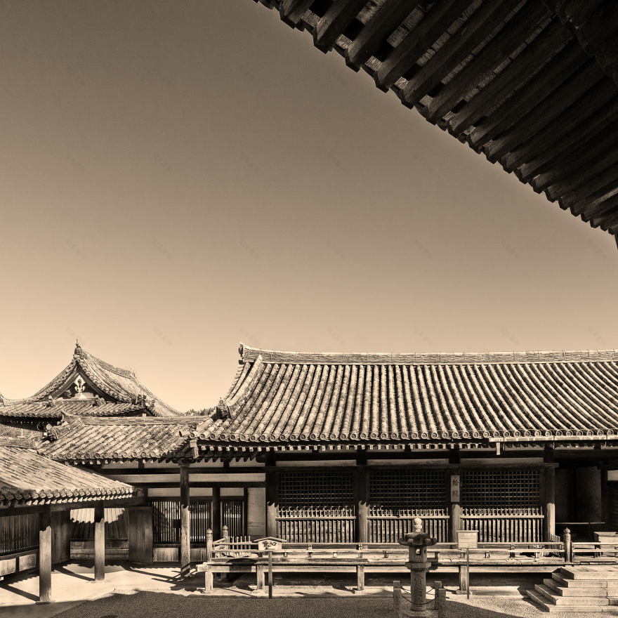 HORYUJI,最古老的木制建筑丨日本奈良丨HashiLaboratory-9