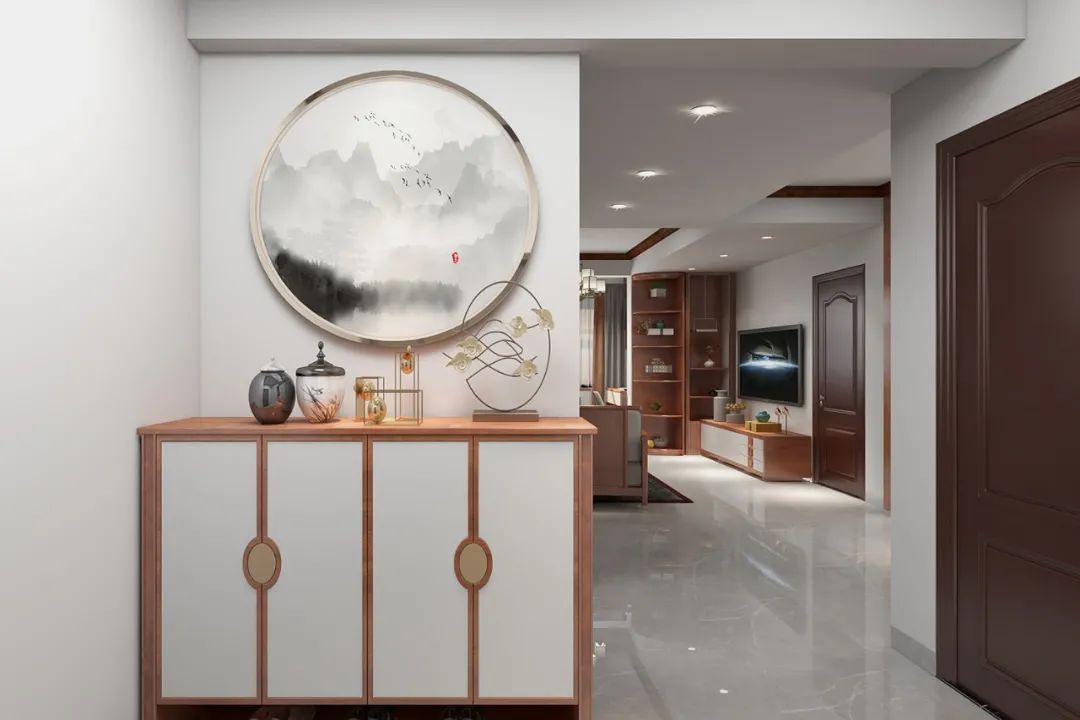 公园溪府 86㎡新中式风办公饮茶空间丨中国南宁丨中庭装饰集团-7