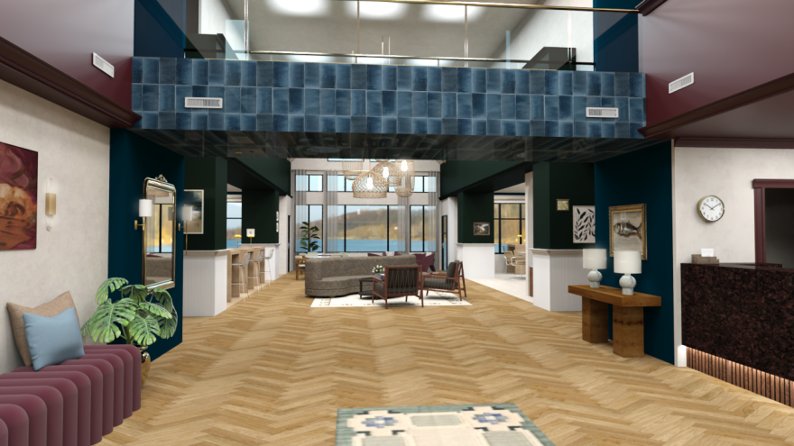 South Shore Hotel Lobby(南海岸酒店大堂)丨美国-5