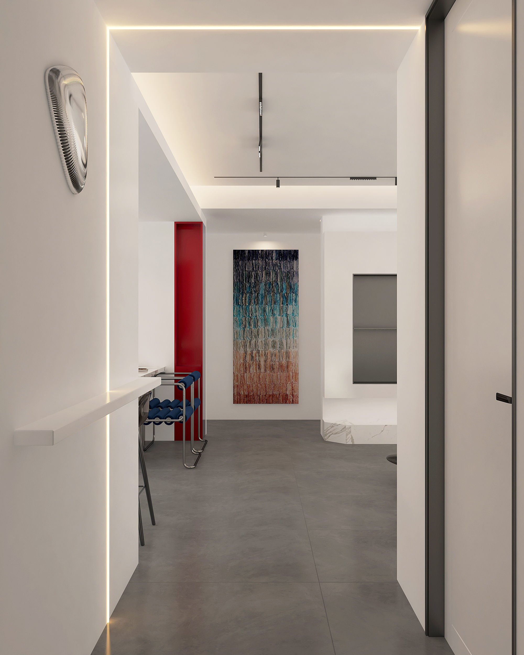 黑白灰极简家装///瀚正.御景城-1