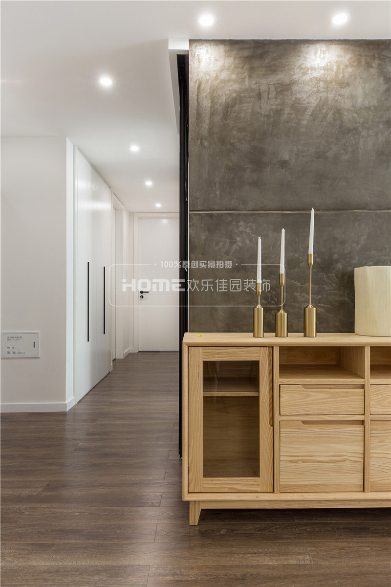 都会路苑北欧风空间,原木与素水泥的层次美学-41