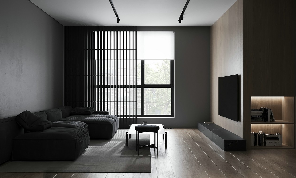 高级黑色系公寓 ，敬自由随性的美好生活-5