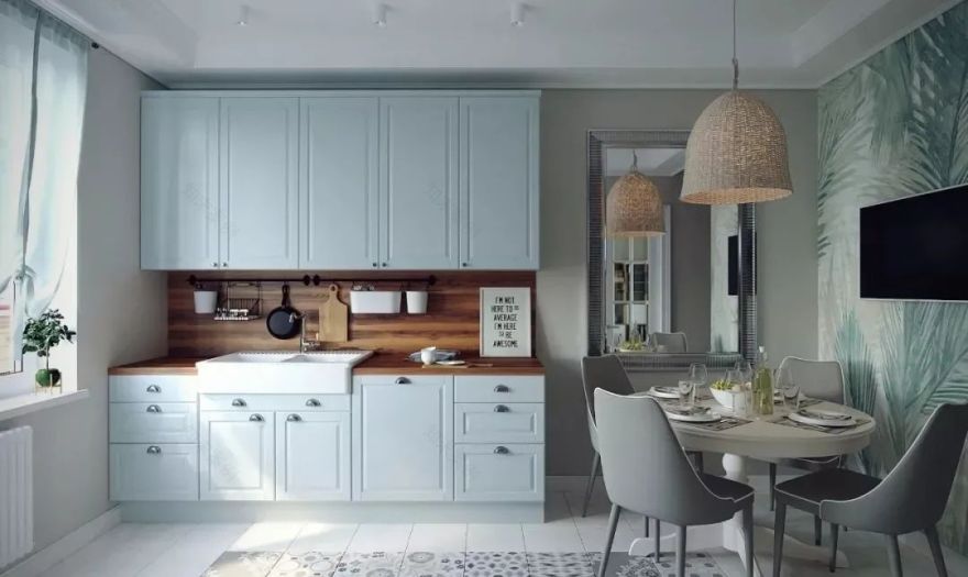 厨房颜值翻倍!橱柜颜色选择攻略-90