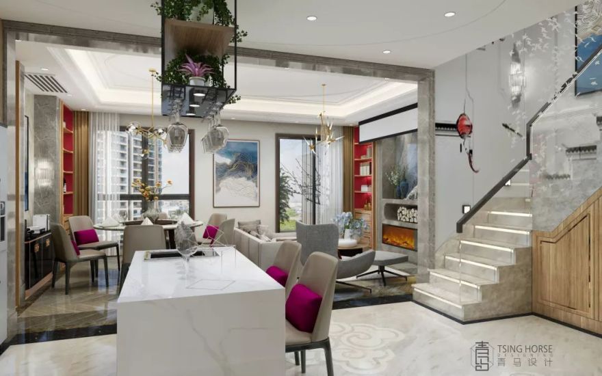 枫丹丽舍 | 新中式风格的家,融入中华传统文化元素-31