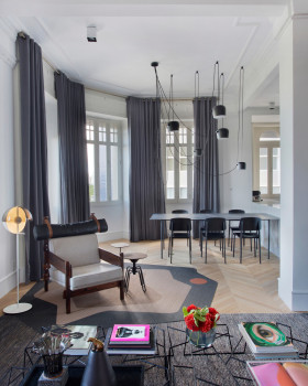 现代法式碰上巴西设计师后的风格呈现(PP House) Studio RO+CA设计