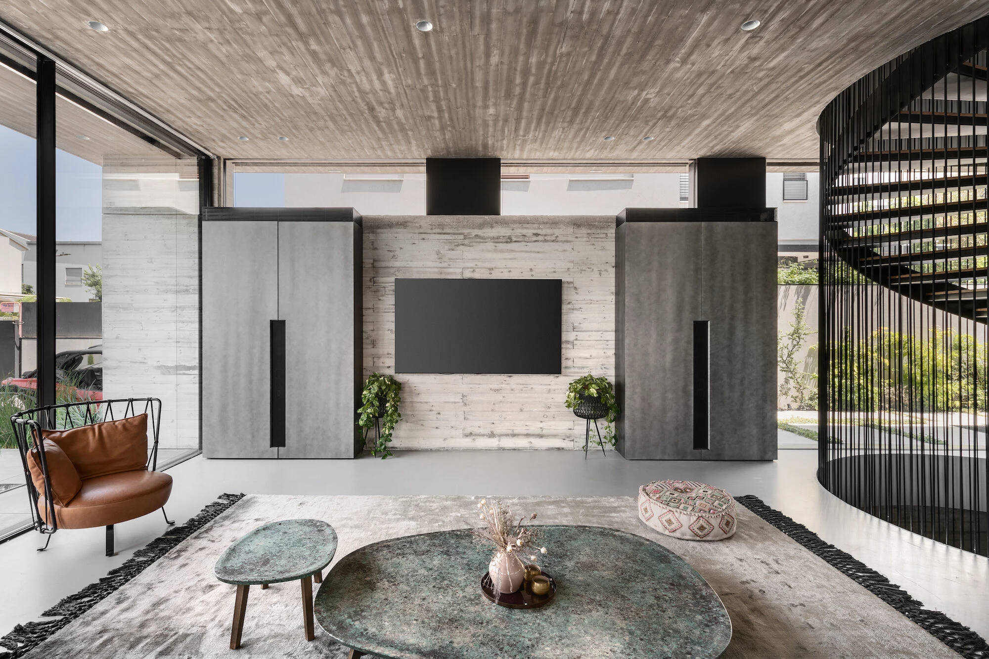 为六孩家庭设计的现代别墅丨以色列丨Israelevitz Architects-49