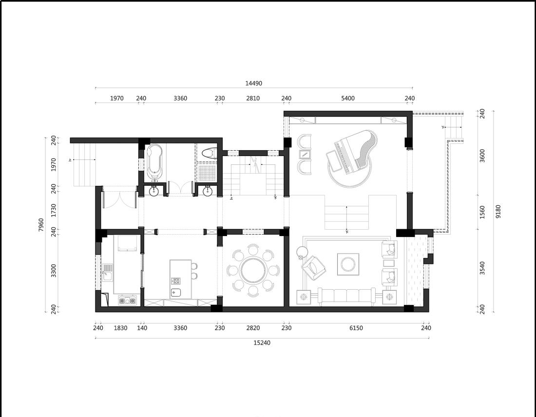 
东城江南-别墅--新中式 -17