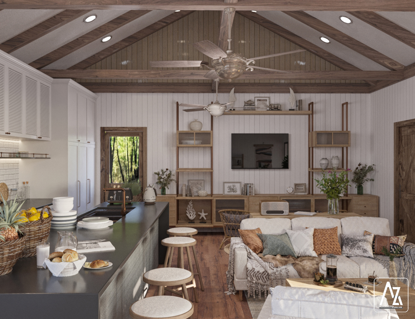 Farmhouse Lounge & Kitchen-1