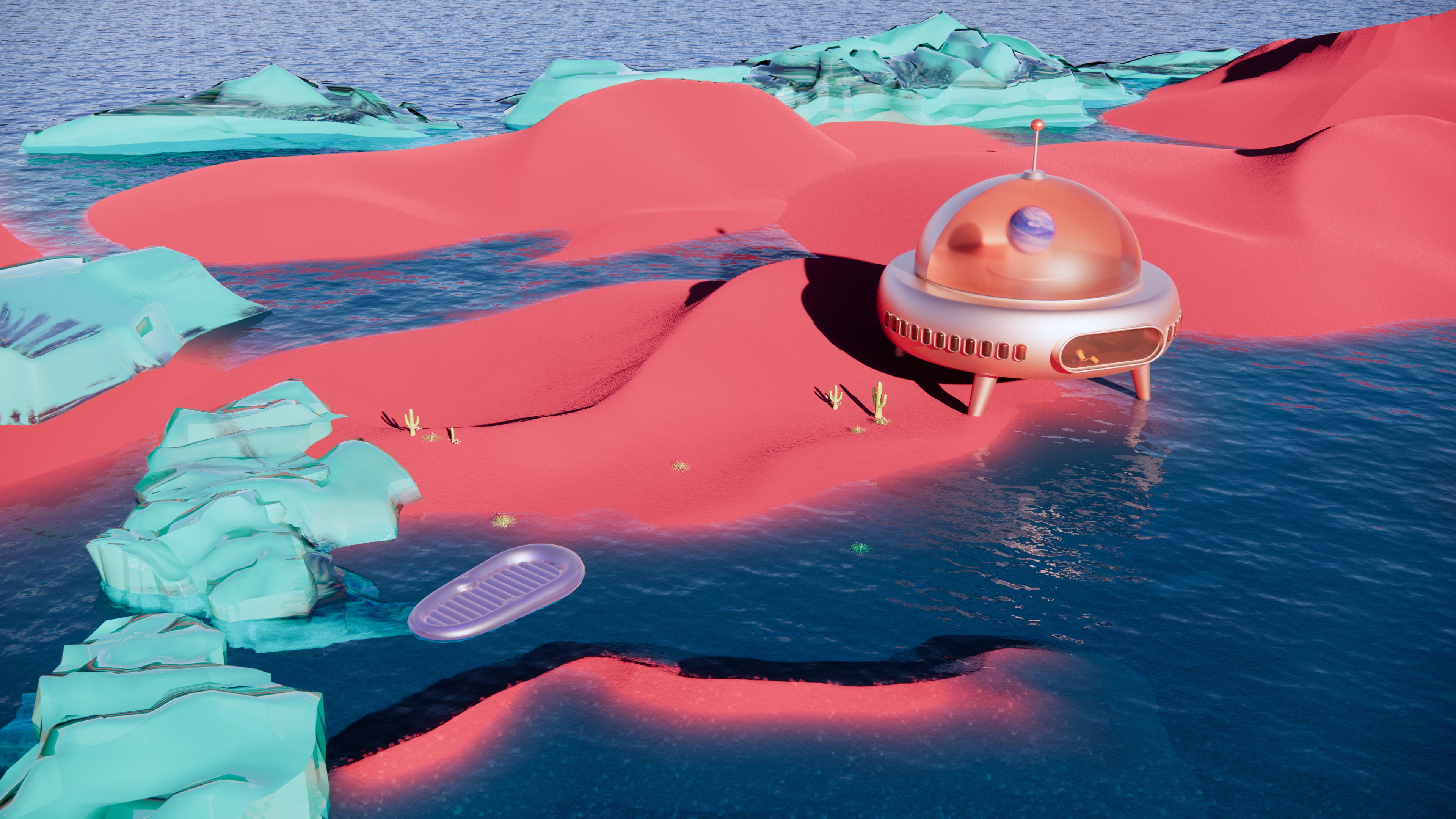 未来主义 || 太空船系列建筑-7