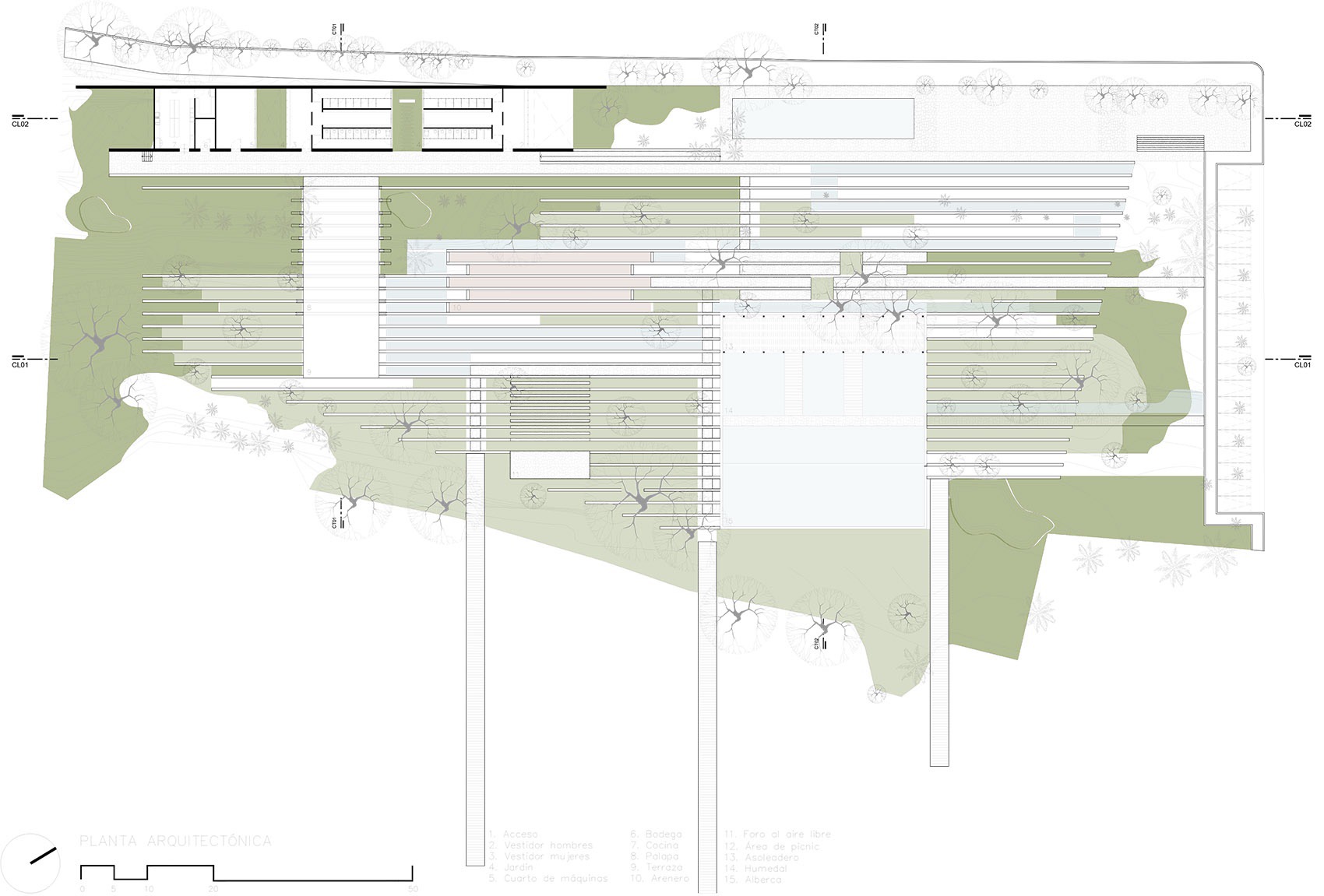 Balneario Bacalary浴场丨墨西哥丨Colectivo C733-37
