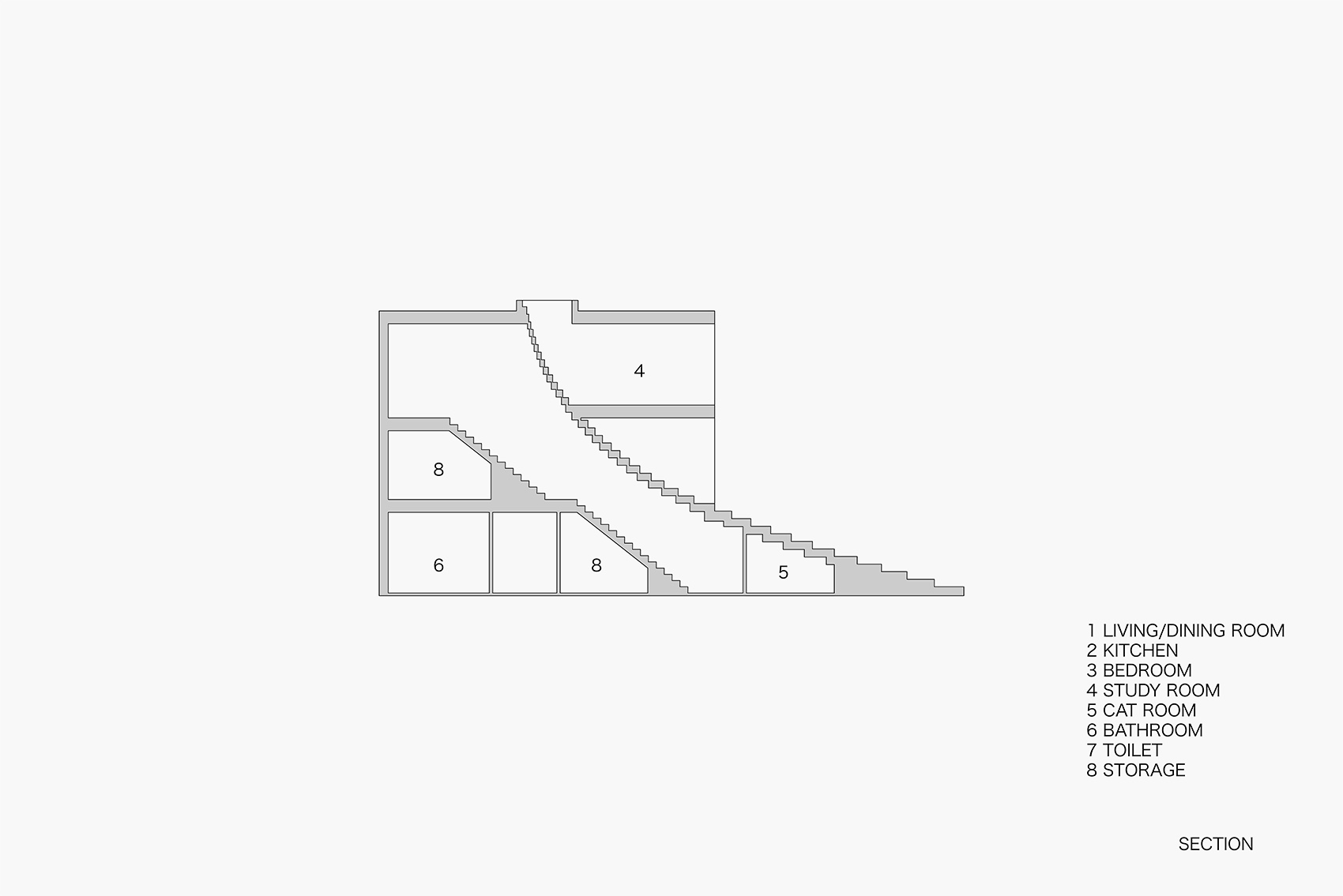 楼梯住宅，东京 / nendo-101