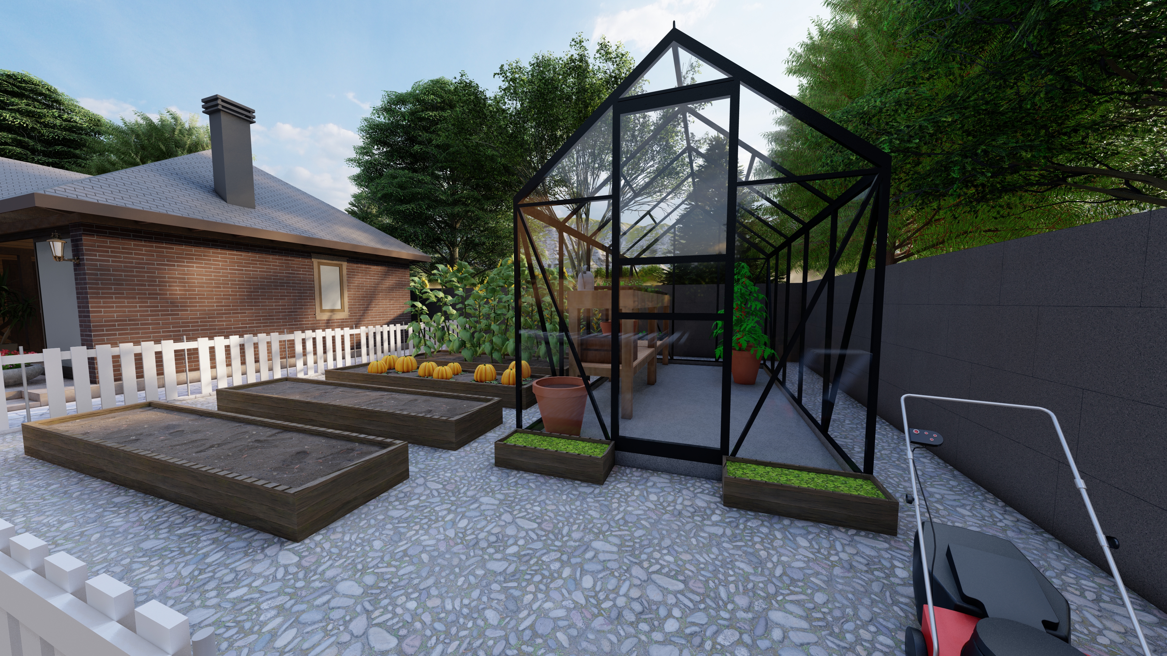 Дизайн-проект частного участка 11 соток-5