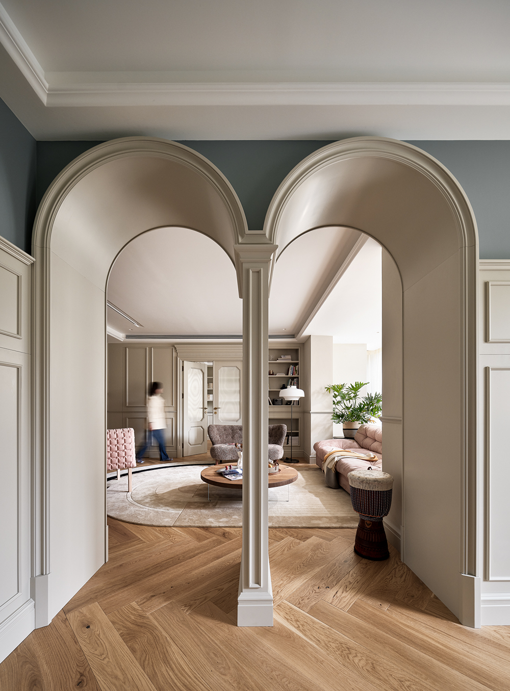 法式复古清新浪漫舒适自然风住宅设计丨中国上海丨上海示觉室内设计事务所-18