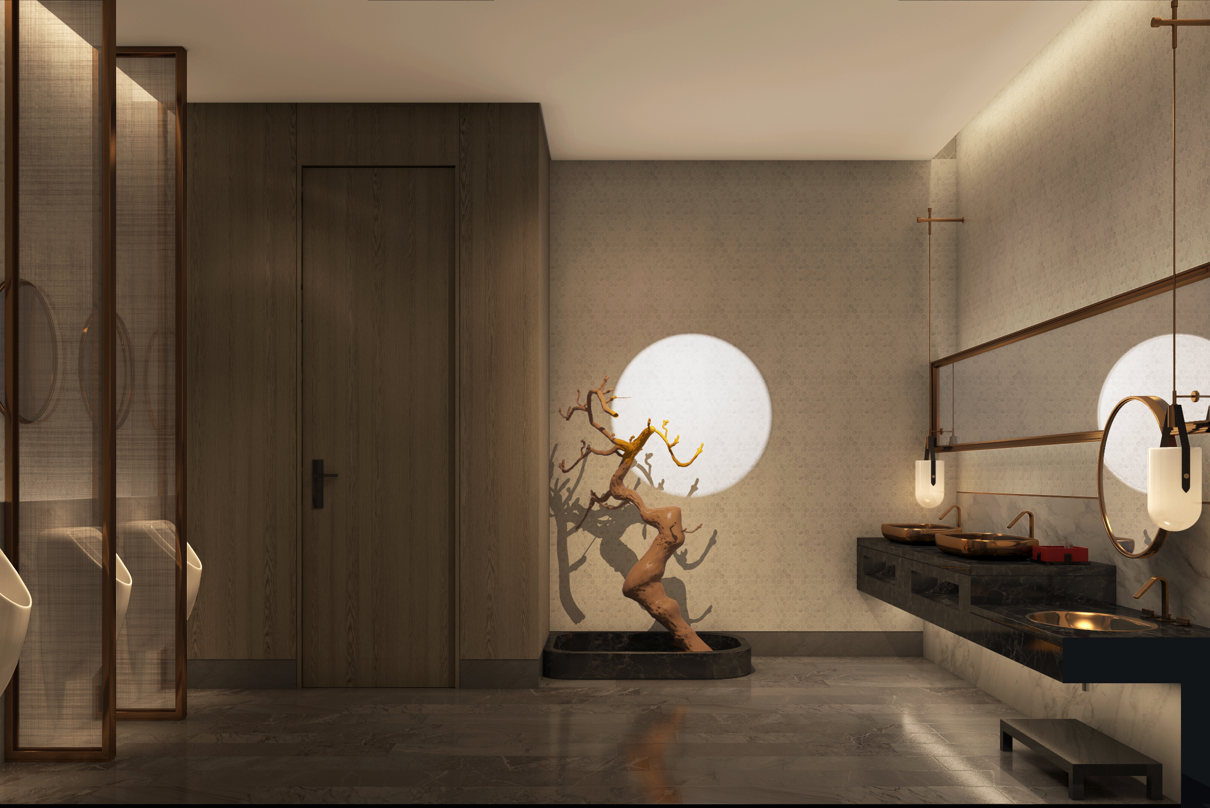 唐风晋韵 · 融合传统美学元素的餐饮空间设计-13