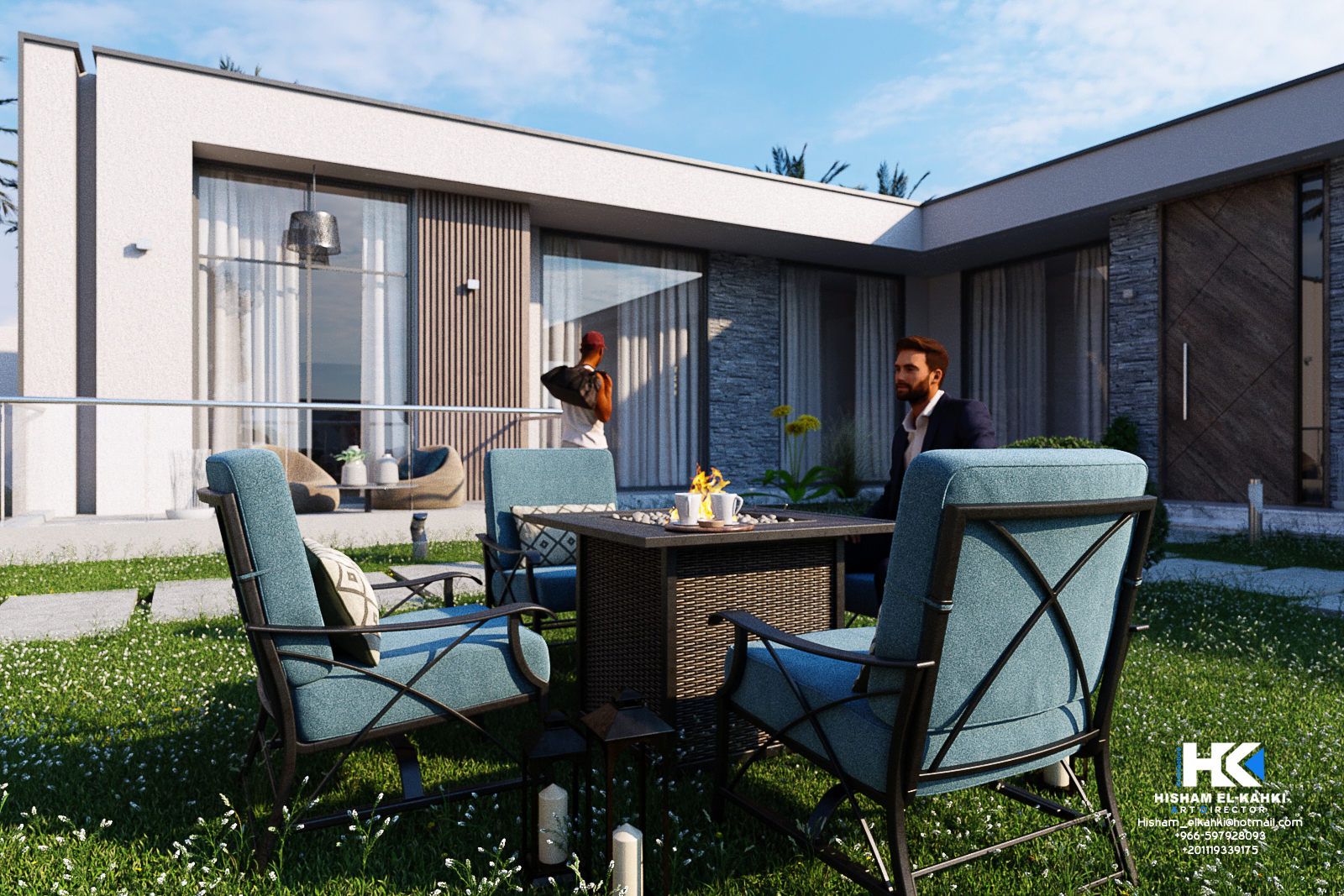 One floor residential chalet-9