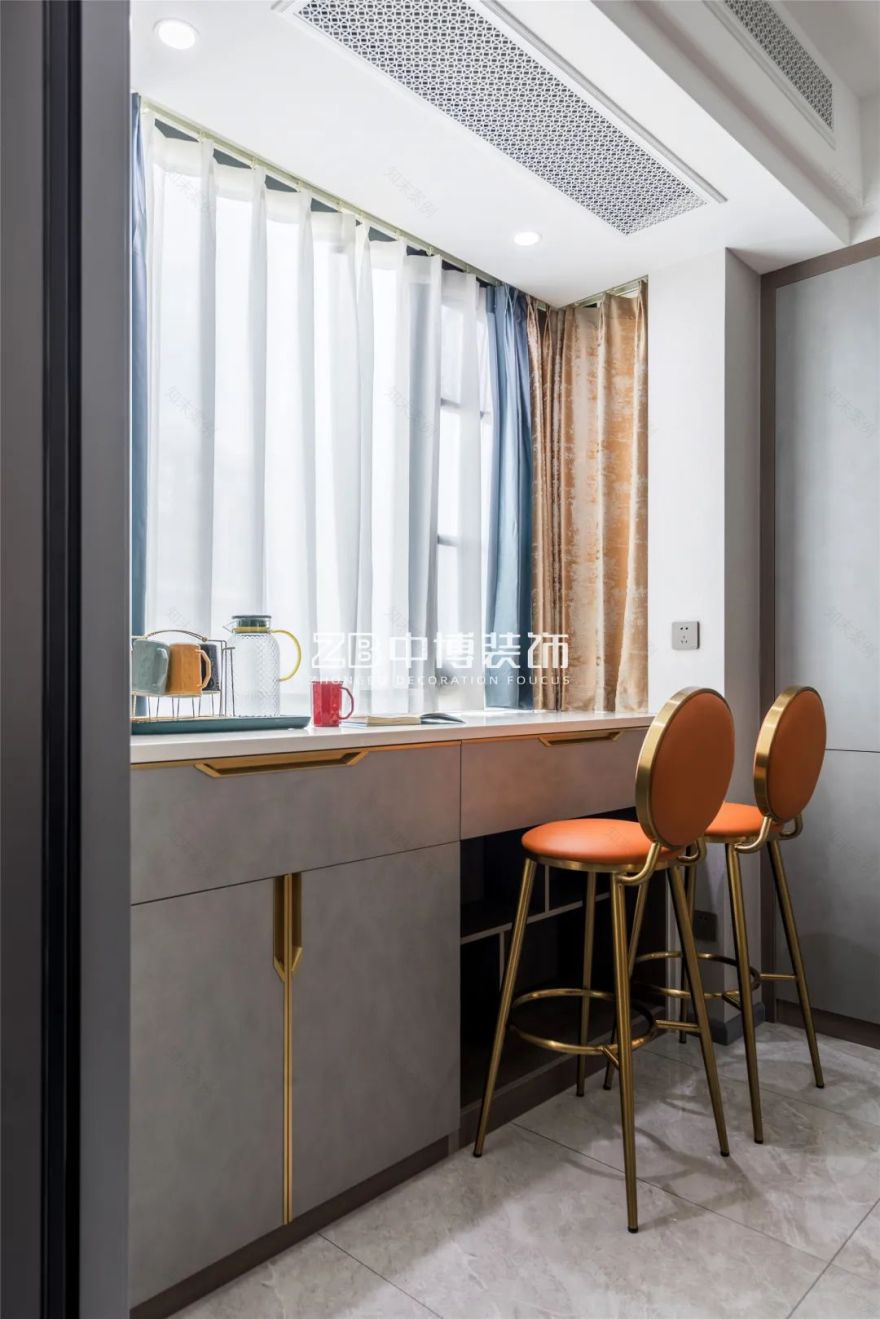 【中博案例】128方现代简约,合理利用色彩打造高级感-39