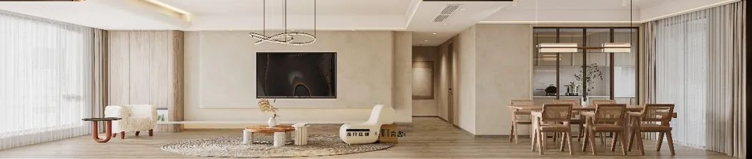 自然之居 · 奶油侘寂风格的宁静魅力丨淺尺住建-58