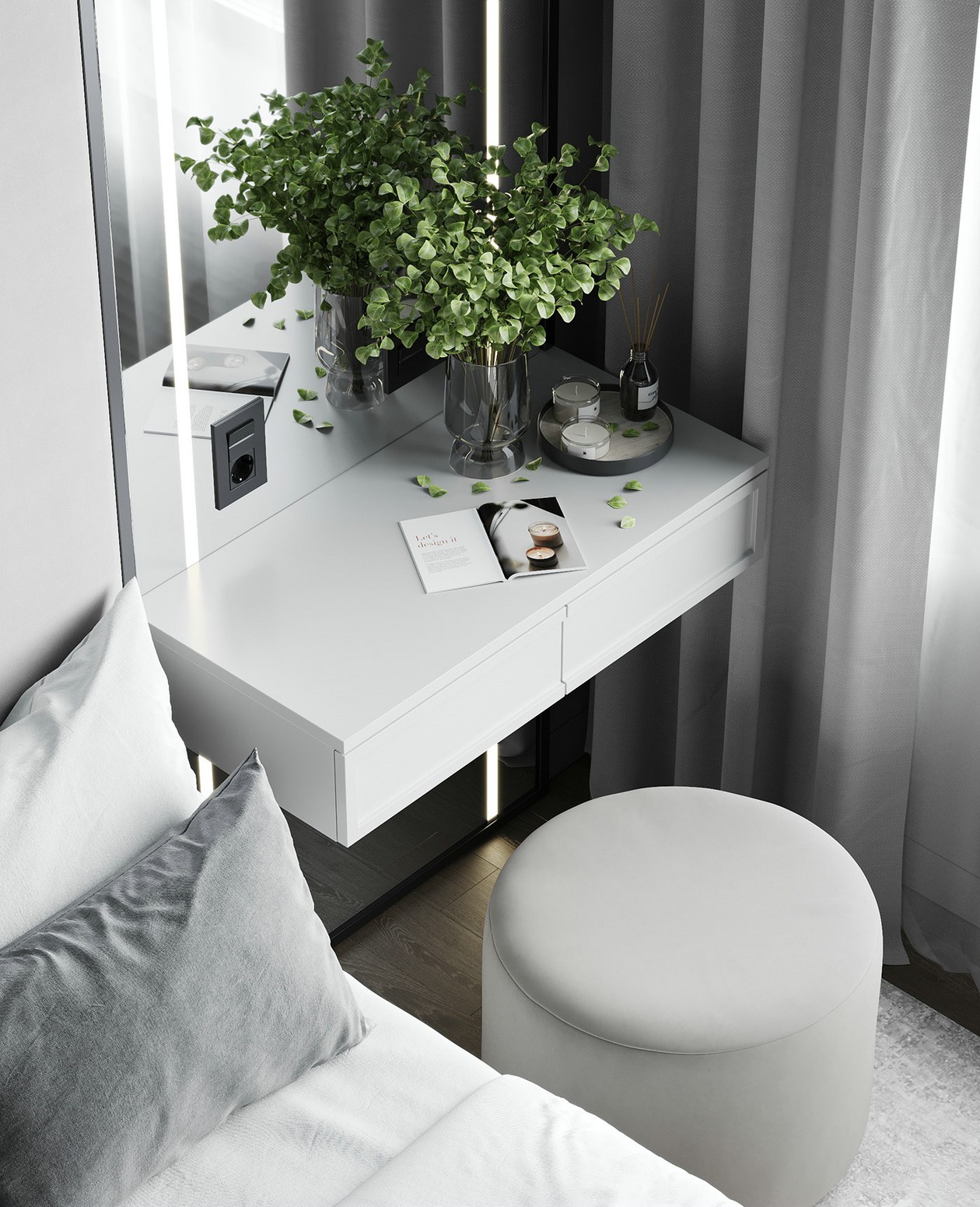 高级灰色系公寓设计 既独特又有魅力-11