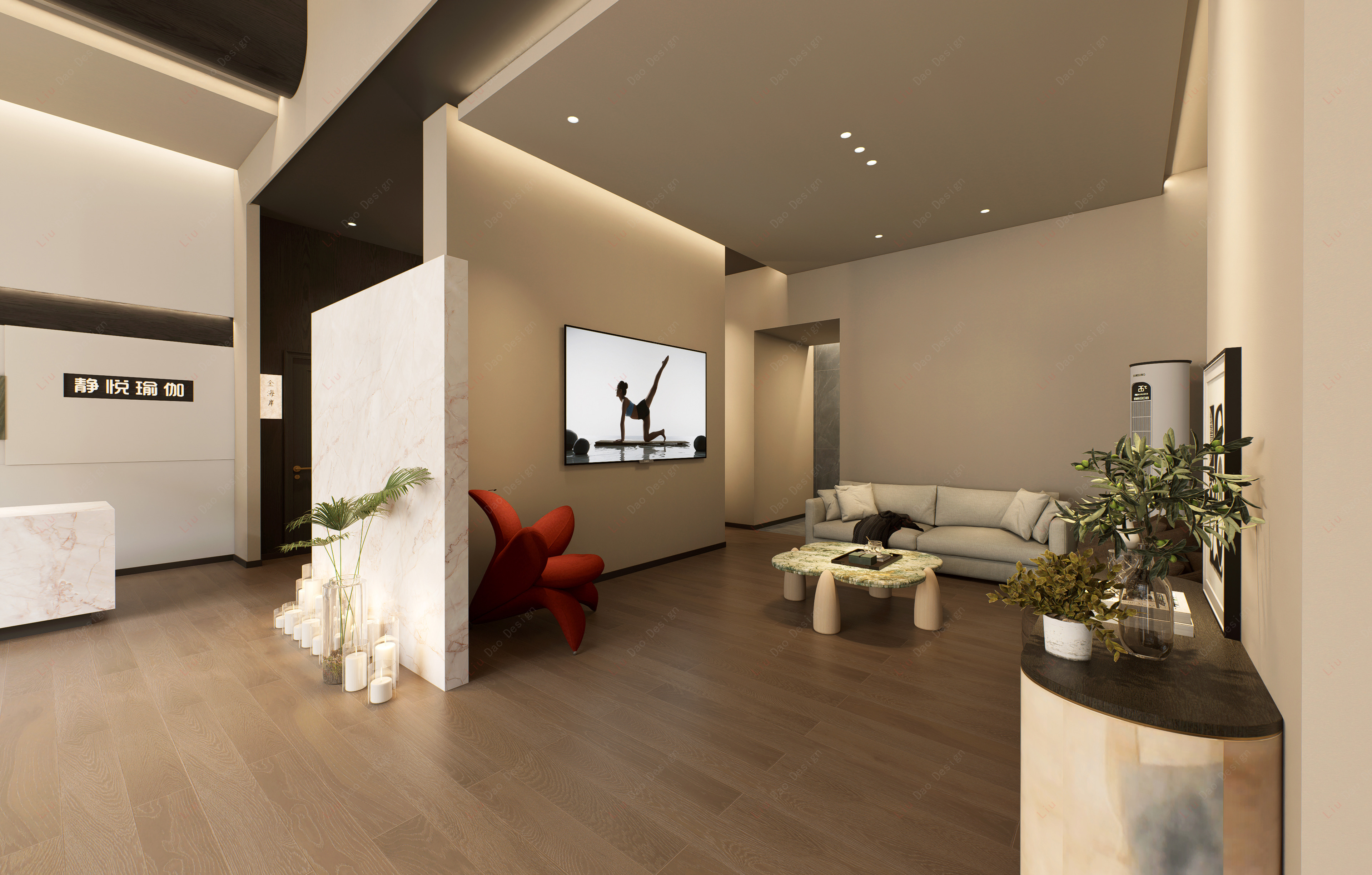 静悦瑜伽寮步店设计-2