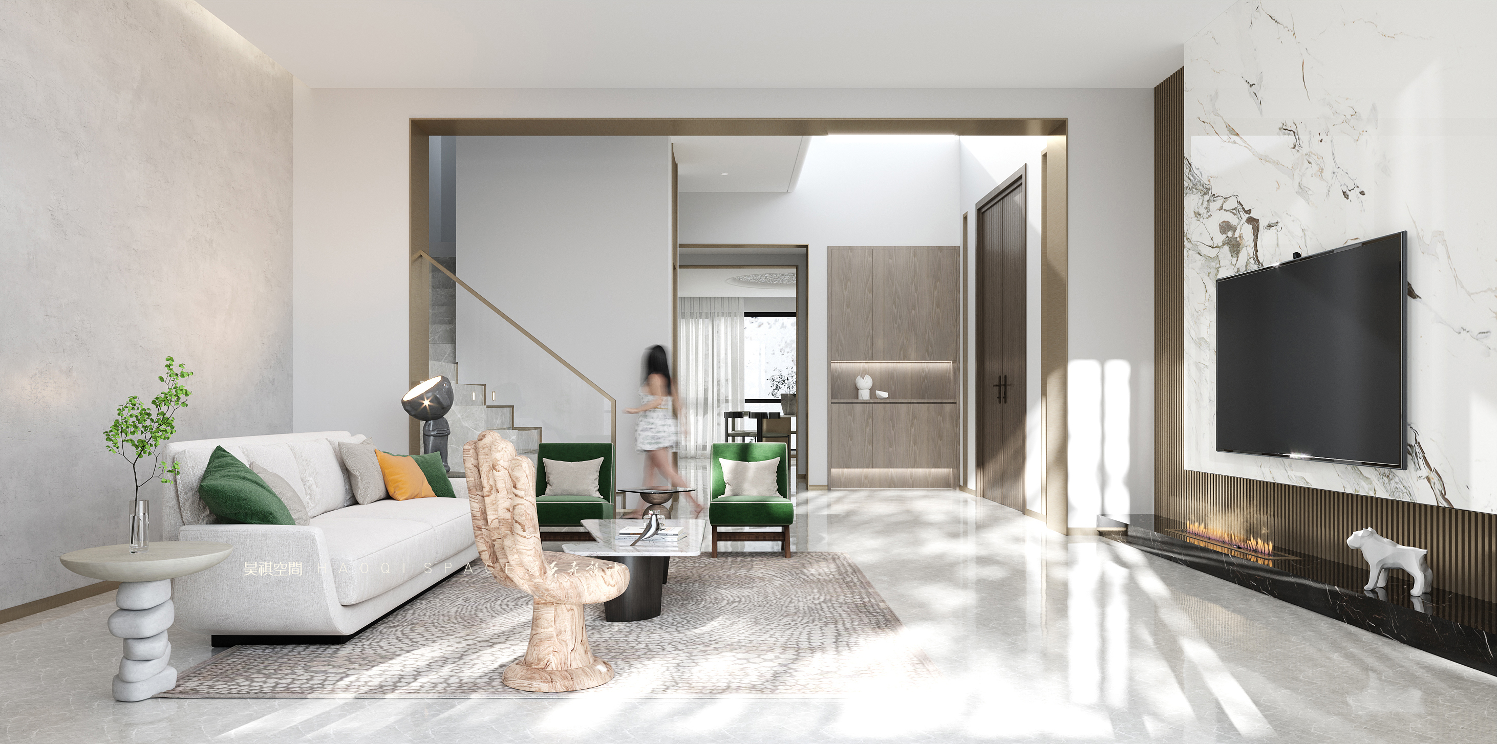 东莞600㎡简约别墅，城市中央的雅逸之境-7