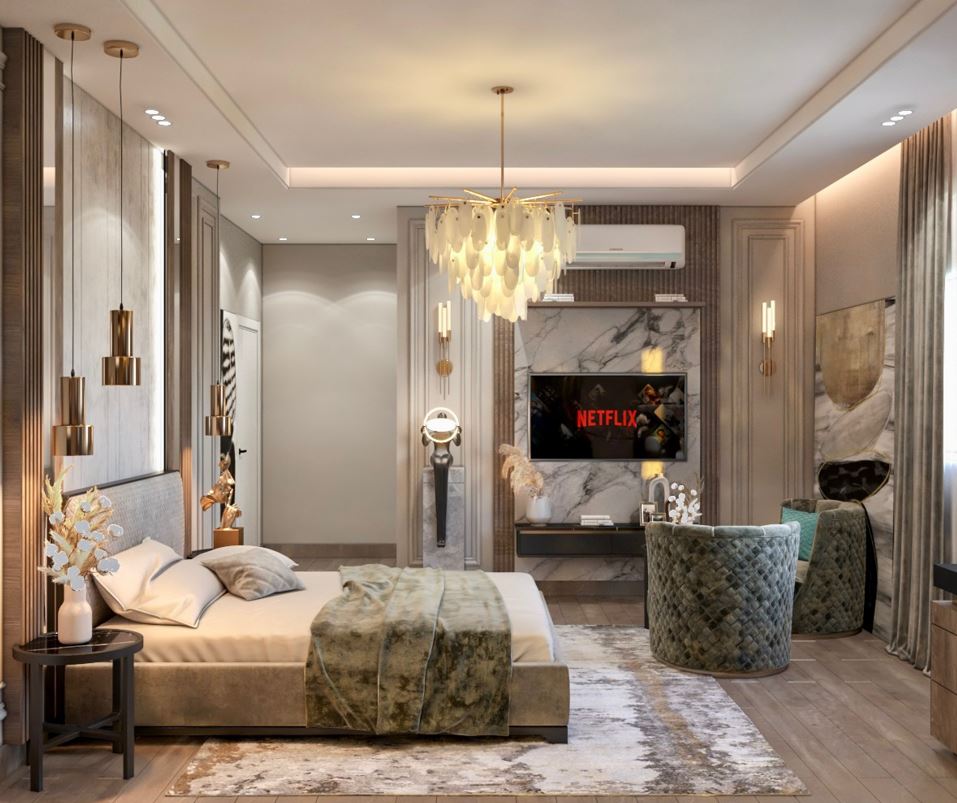 Shop Drawing For NeoClassic Master Bedroom-5