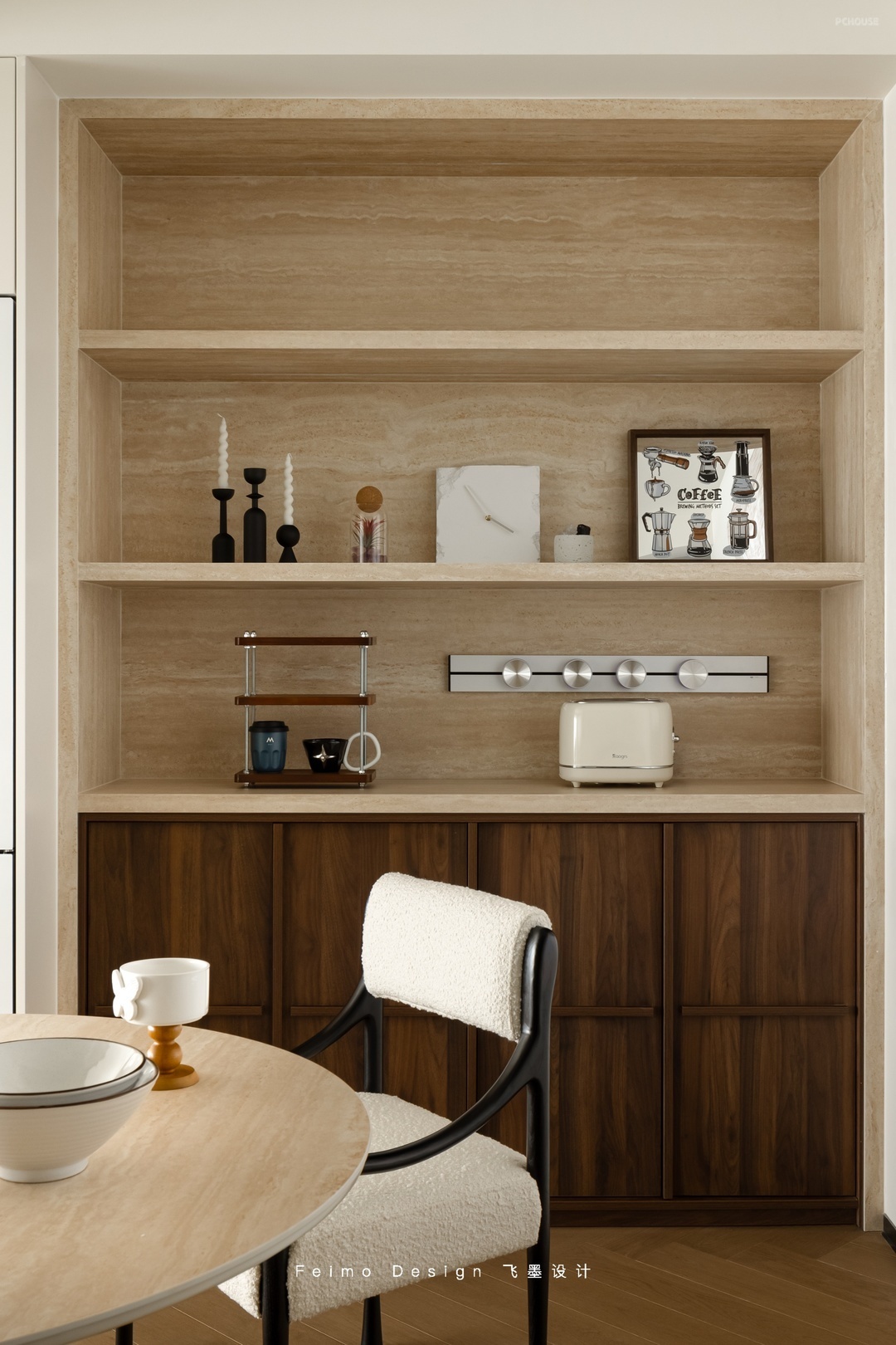 143㎡精装修全拆改,打造现代法式与中古融合的家丨飞墨设计-41